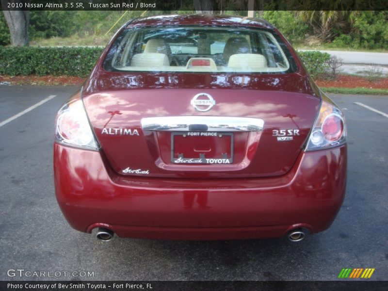 Tuscan Sun Red / Blond 2010 Nissan Altima 3.5 SR
