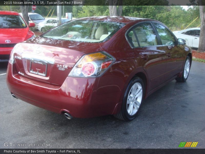 Tuscan Sun Red / Blond 2010 Nissan Altima 3.5 SR
