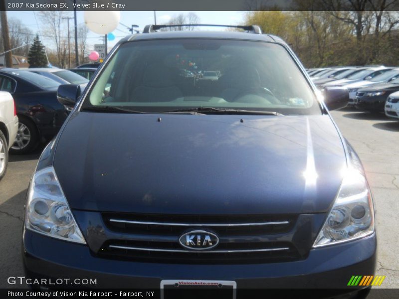 Velvet Blue / Gray 2007 Kia Sedona EX