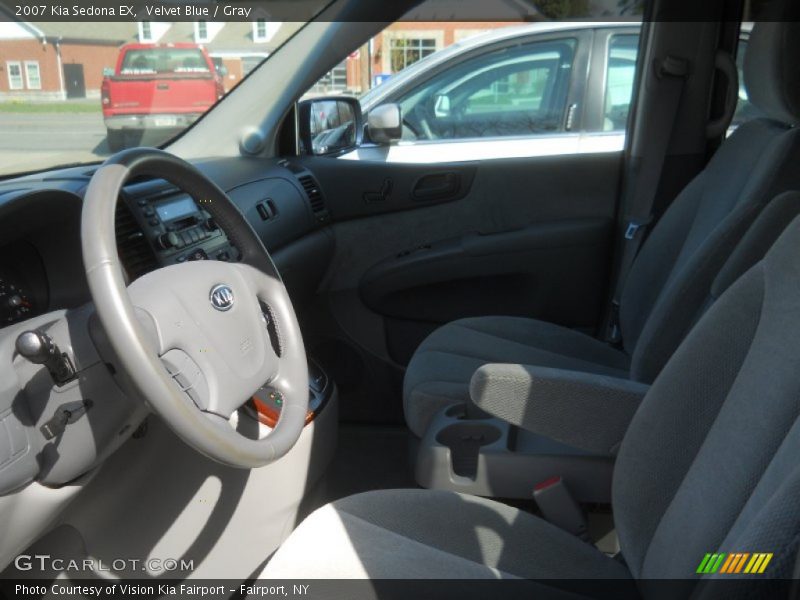 Velvet Blue / Gray 2007 Kia Sedona EX
