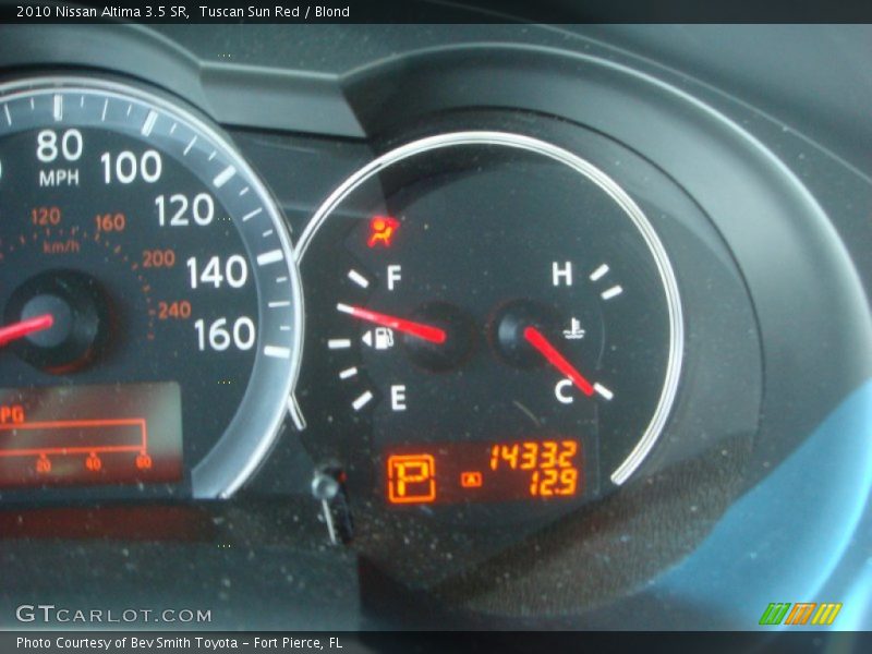 Tuscan Sun Red / Blond 2010 Nissan Altima 3.5 SR