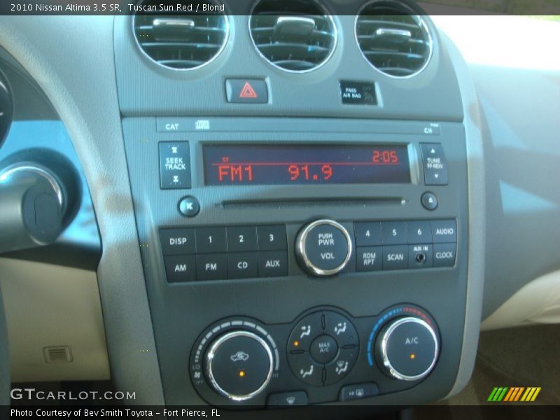 Tuscan Sun Red / Blond 2010 Nissan Altima 3.5 SR