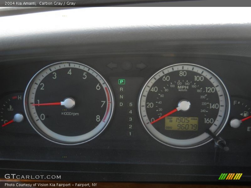 Carbon Gray / Gray 2004 Kia Amanti