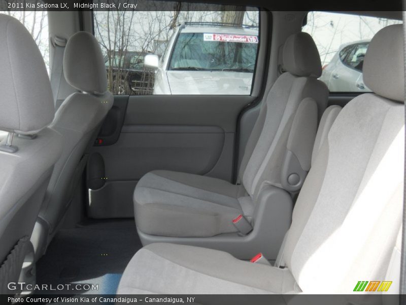 Midnight Black / Gray 2011 Kia Sedona LX
