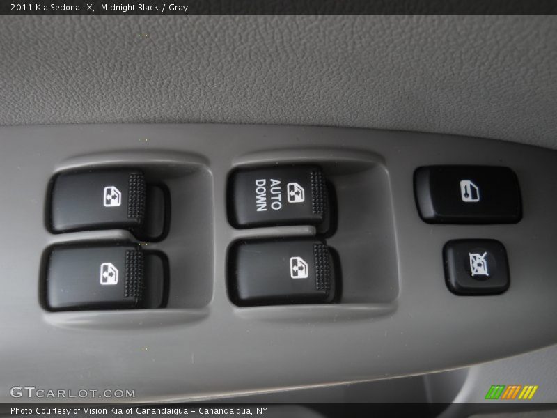 Midnight Black / Gray 2011 Kia Sedona LX