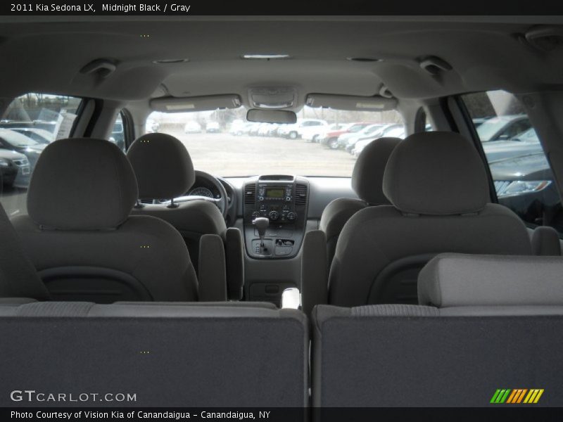 Midnight Black / Gray 2011 Kia Sedona LX