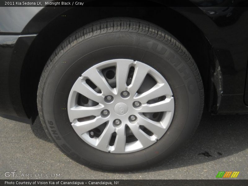 Midnight Black / Gray 2011 Kia Sedona LX