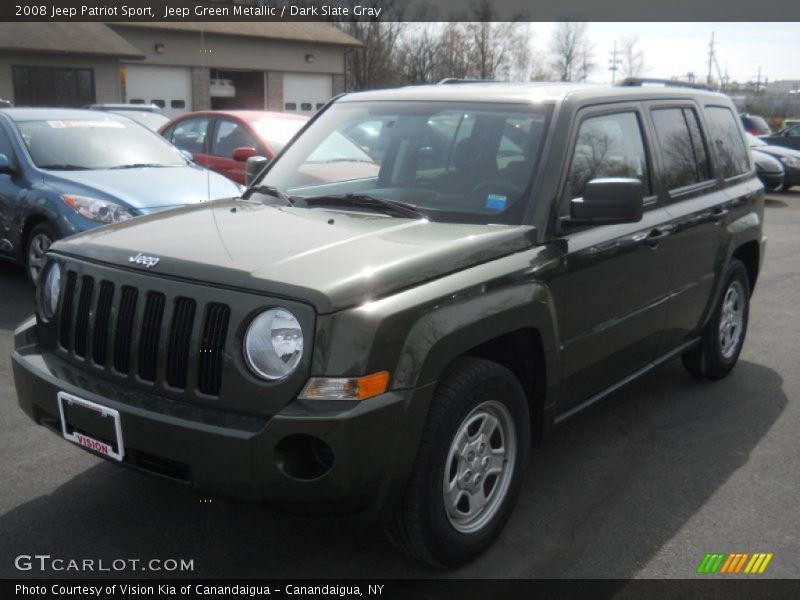 Jeep Green Metallic / Dark Slate Gray 2008 Jeep Patriot Sport