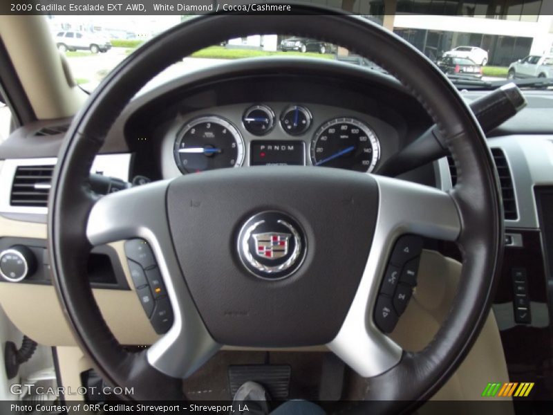 White Diamond / Cocoa/Cashmere 2009 Cadillac Escalade EXT AWD