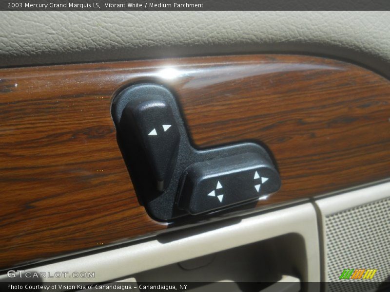 Vibrant White / Medium Parchment 2003 Mercury Grand Marquis LS