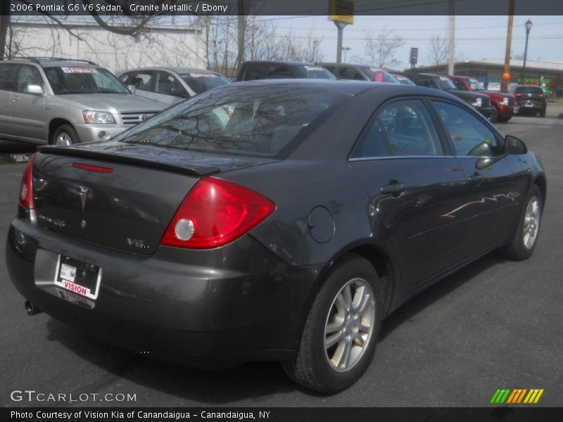 Granite Metallic / Ebony 2006 Pontiac G6 V6 Sedan
