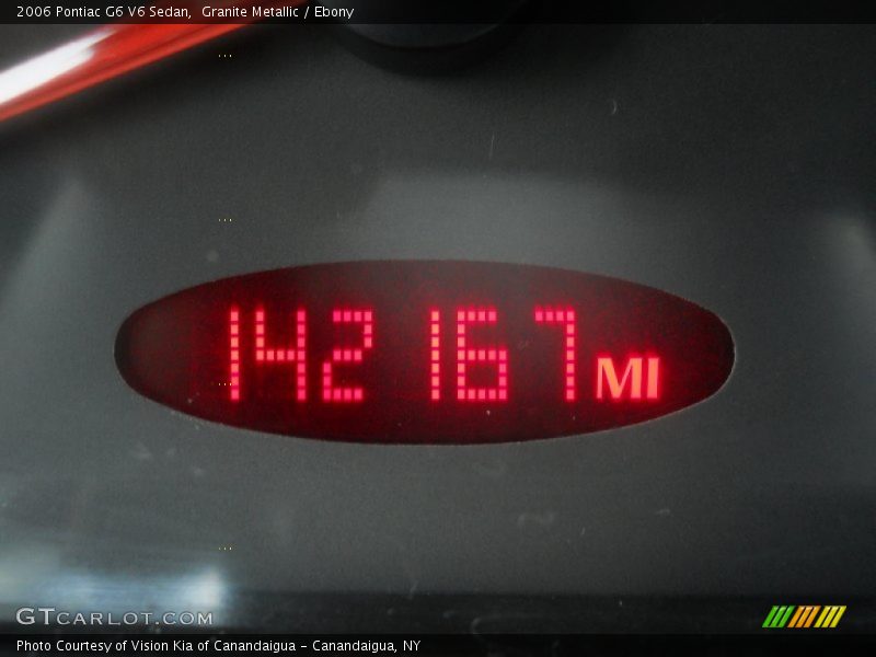 Granite Metallic / Ebony 2006 Pontiac G6 V6 Sedan