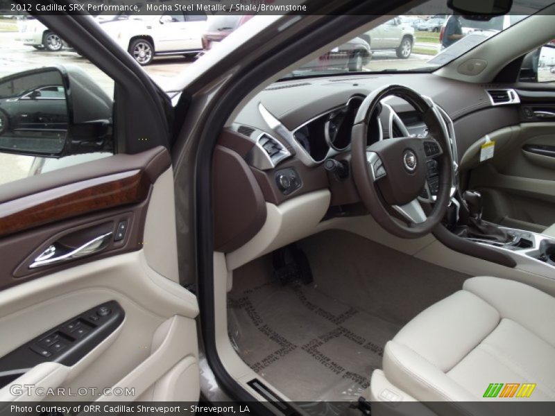  2012 SRX Performance Shale/Brownstone Interior