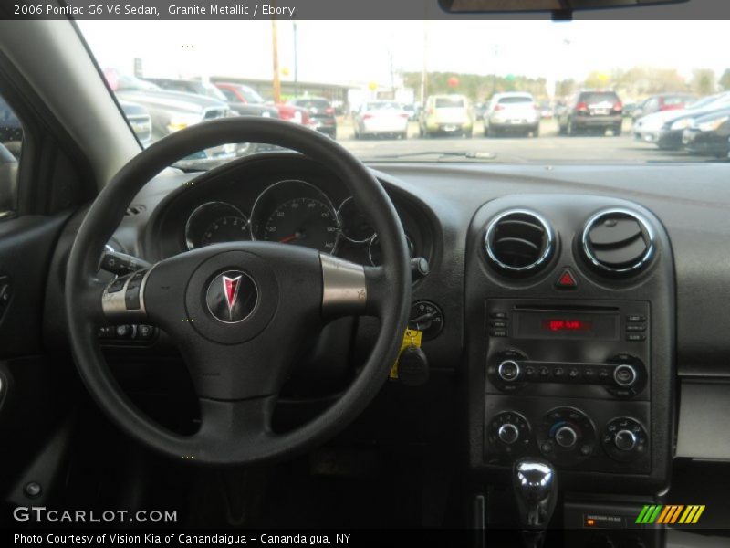 Granite Metallic / Ebony 2006 Pontiac G6 V6 Sedan