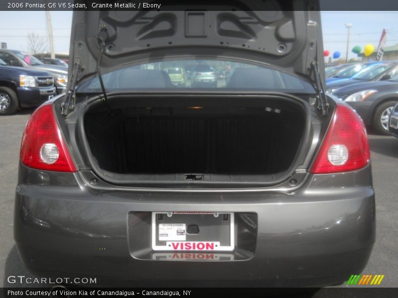 Granite Metallic / Ebony 2006 Pontiac G6 V6 Sedan
