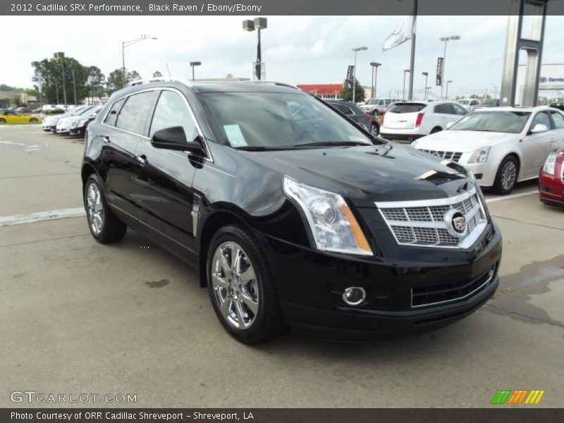 Black Raven / Ebony/Ebony 2012 Cadillac SRX Performance