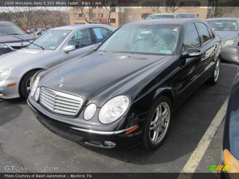 Black / Ash 2006 Mercedes-Benz E 350 4Matic Sedan