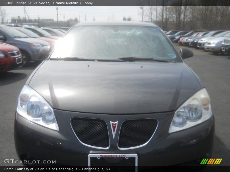 Granite Metallic / Ebony 2006 Pontiac G6 V6 Sedan