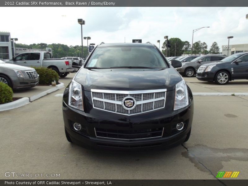 Black Raven / Ebony/Ebony 2012 Cadillac SRX Performance