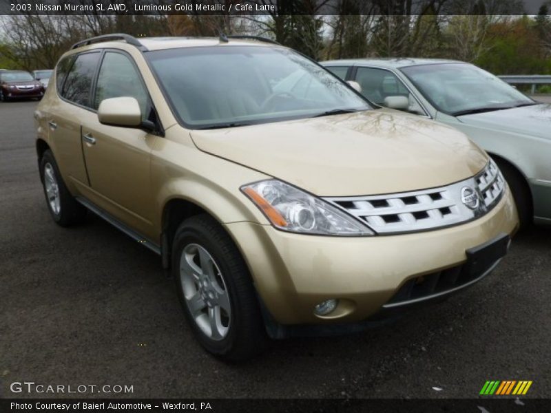 Luminous Gold Metallic / Cafe Latte 2003 Nissan Murano SL AWD