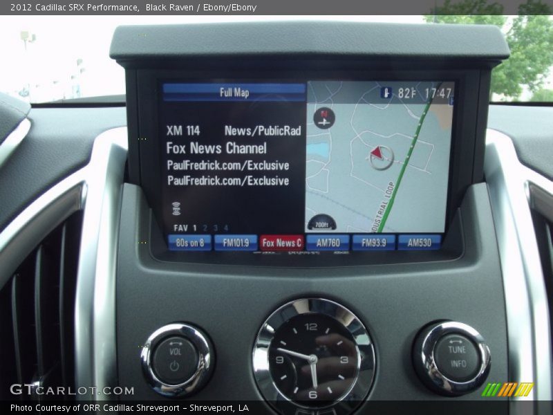 Black Raven / Ebony/Ebony 2012 Cadillac SRX Performance