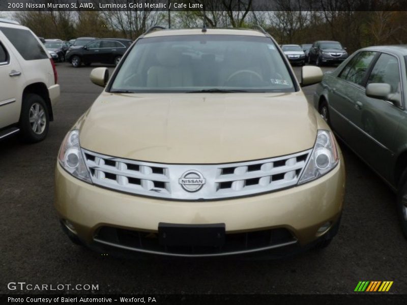 Luminous Gold Metallic / Cafe Latte 2003 Nissan Murano SL AWD