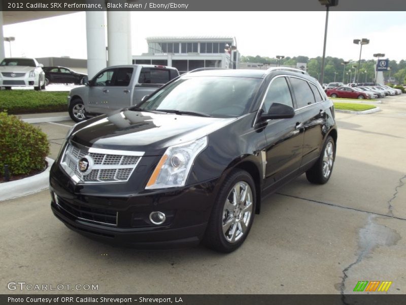 Black Raven / Ebony/Ebony 2012 Cadillac SRX Performance