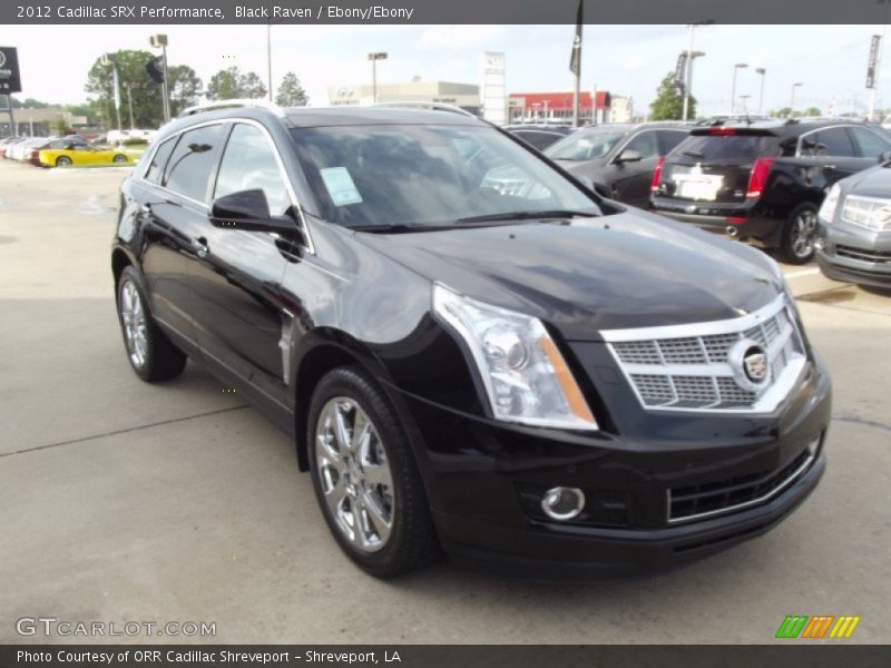Black Raven / Ebony/Ebony 2012 Cadillac SRX Performance