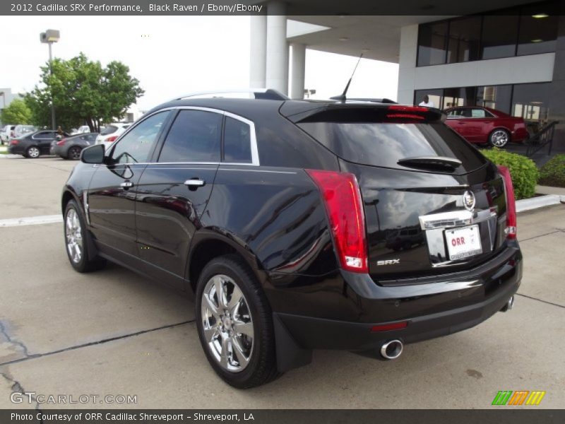 Black Raven / Ebony/Ebony 2012 Cadillac SRX Performance