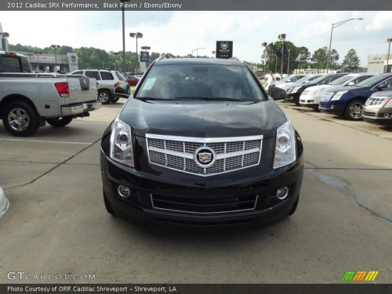 Black Raven / Ebony/Ebony 2012 Cadillac SRX Performance