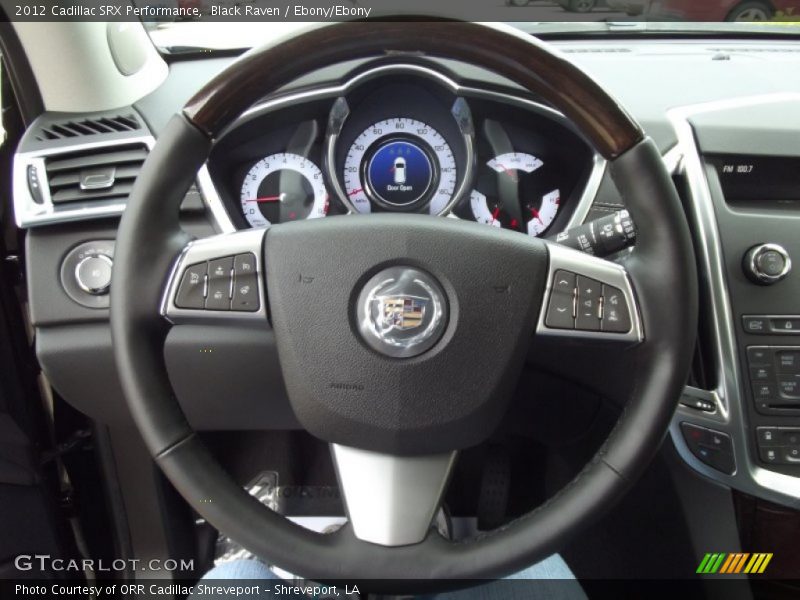 Black Raven / Ebony/Ebony 2012 Cadillac SRX Performance