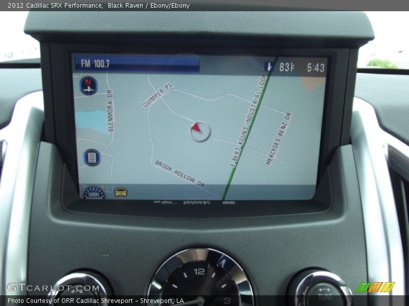 Black Raven / Ebony/Ebony 2012 Cadillac SRX Performance