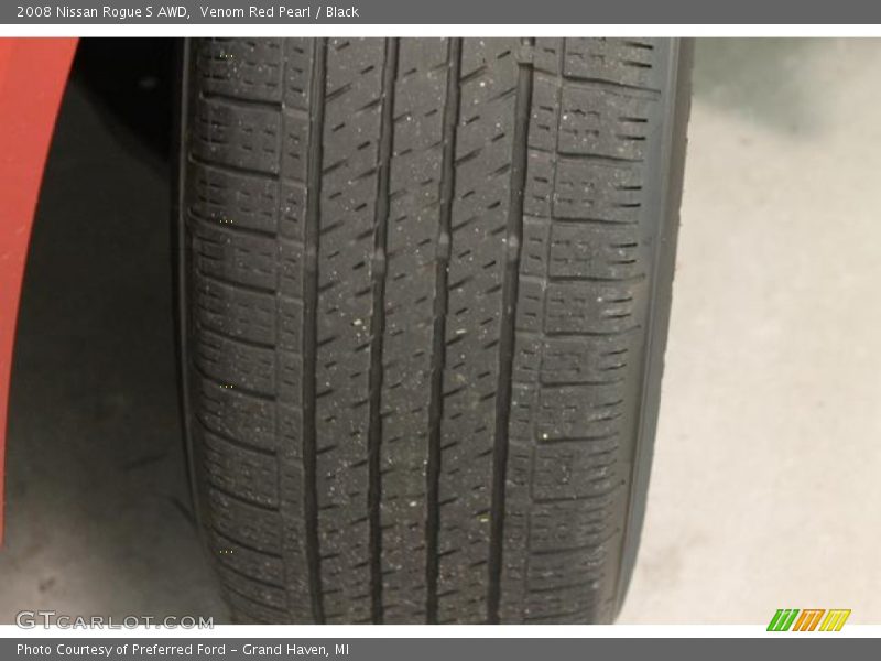 Venom Red Pearl / Black 2008 Nissan Rogue S AWD