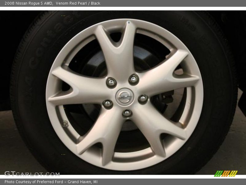 Venom Red Pearl / Black 2008 Nissan Rogue S AWD