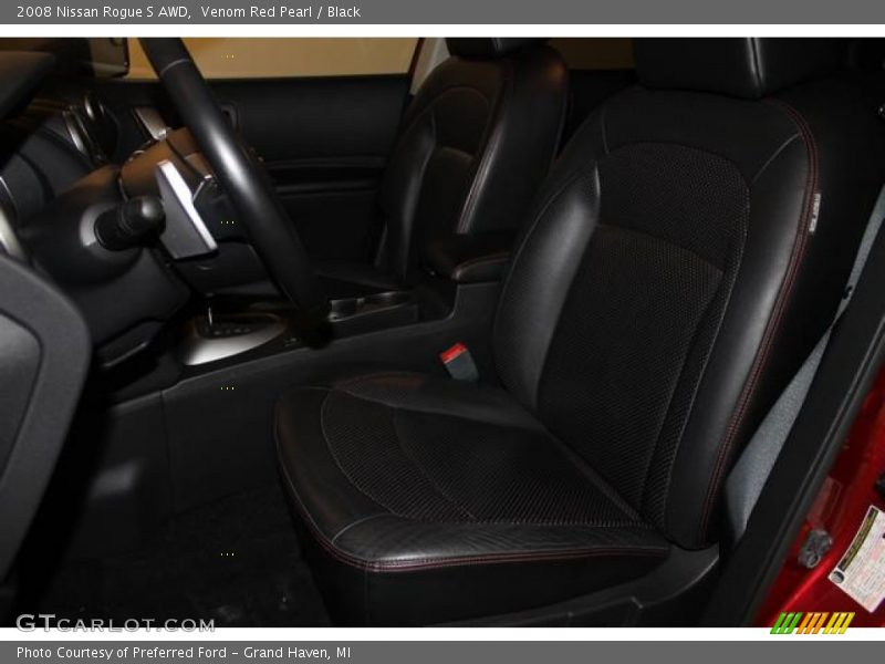 Venom Red Pearl / Black 2008 Nissan Rogue S AWD