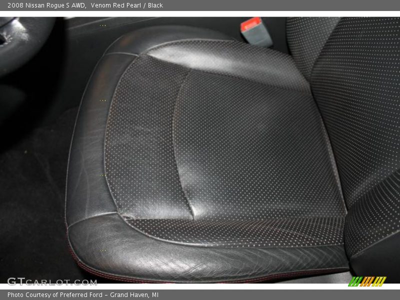 Venom Red Pearl / Black 2008 Nissan Rogue S AWD