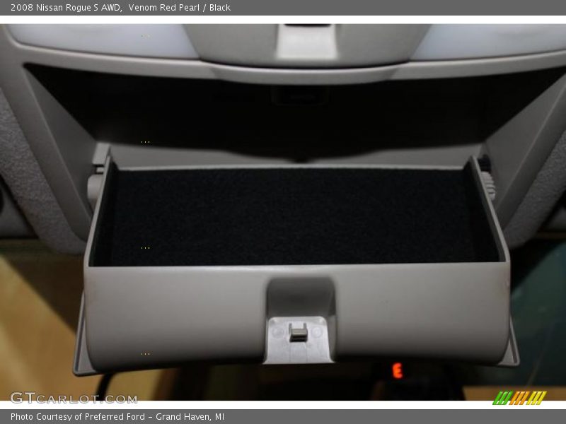 Venom Red Pearl / Black 2008 Nissan Rogue S AWD