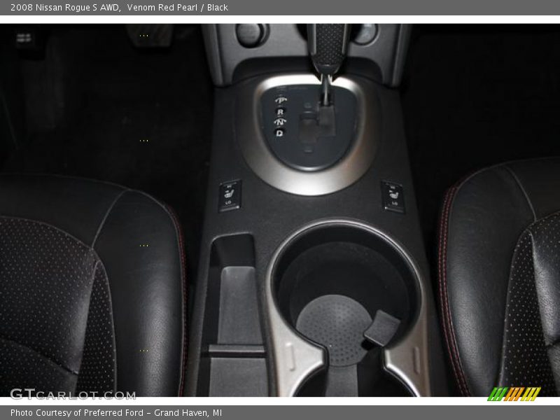 Venom Red Pearl / Black 2008 Nissan Rogue S AWD
