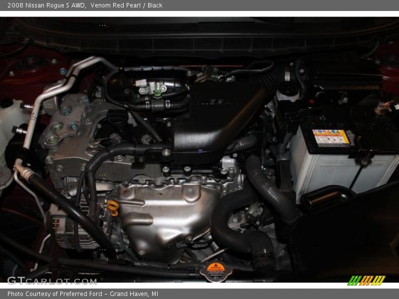 Venom Red Pearl / Black 2008 Nissan Rogue S AWD