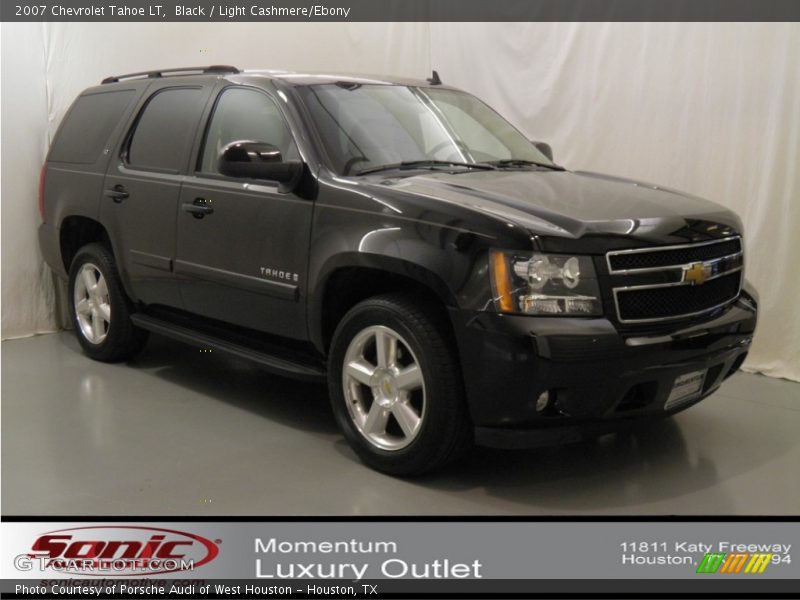 Black / Light Cashmere/Ebony 2007 Chevrolet Tahoe LT