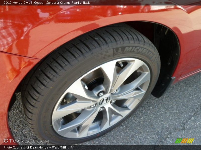 Sunburst Orange Pearl / Black 2012 Honda Civic Si Coupe