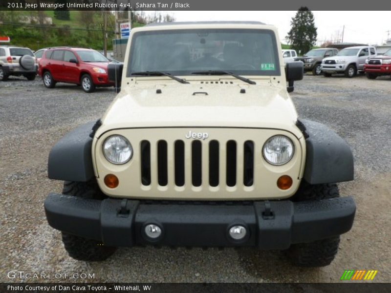 Sahara Tan / Black 2011 Jeep Wrangler Unlimited Rubicon 4x4