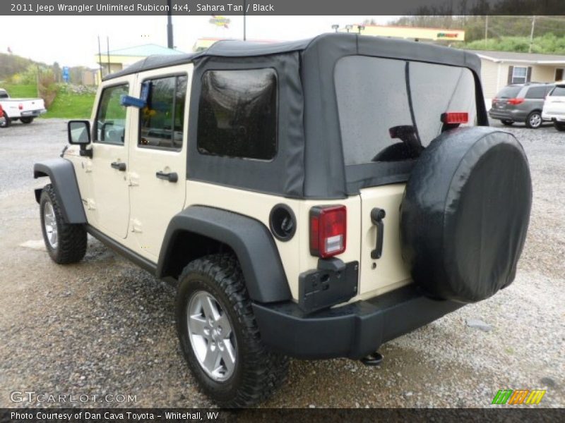 Sahara Tan / Black 2011 Jeep Wrangler Unlimited Rubicon 4x4