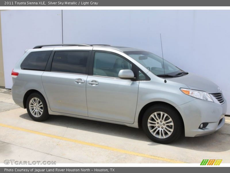 Silver Sky Metallic / Light Gray 2011 Toyota Sienna XLE