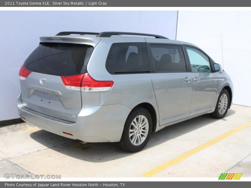 Silver Sky Metallic / Light Gray 2011 Toyota Sienna XLE