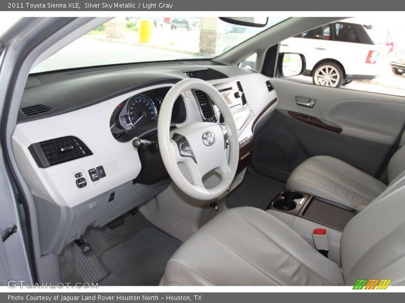 Silver Sky Metallic / Light Gray 2011 Toyota Sienna XLE