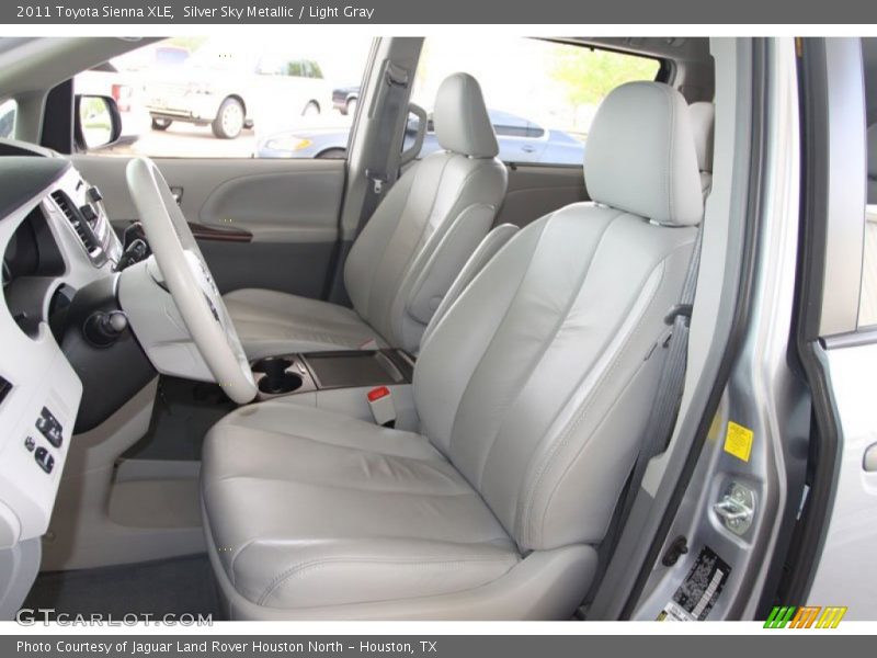 Silver Sky Metallic / Light Gray 2011 Toyota Sienna XLE