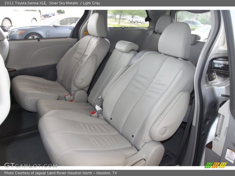 Silver Sky Metallic / Light Gray 2011 Toyota Sienna XLE