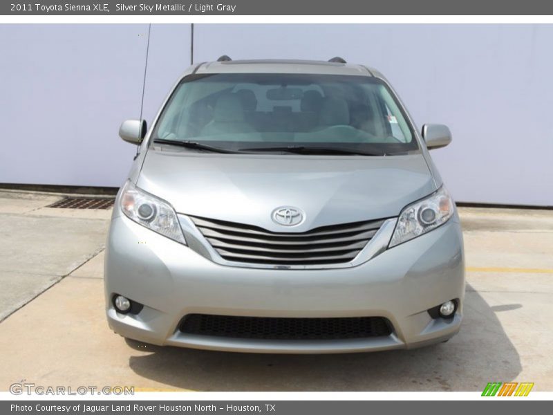 Silver Sky Metallic / Light Gray 2011 Toyota Sienna XLE