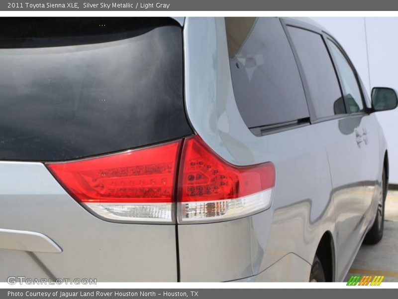 Silver Sky Metallic / Light Gray 2011 Toyota Sienna XLE